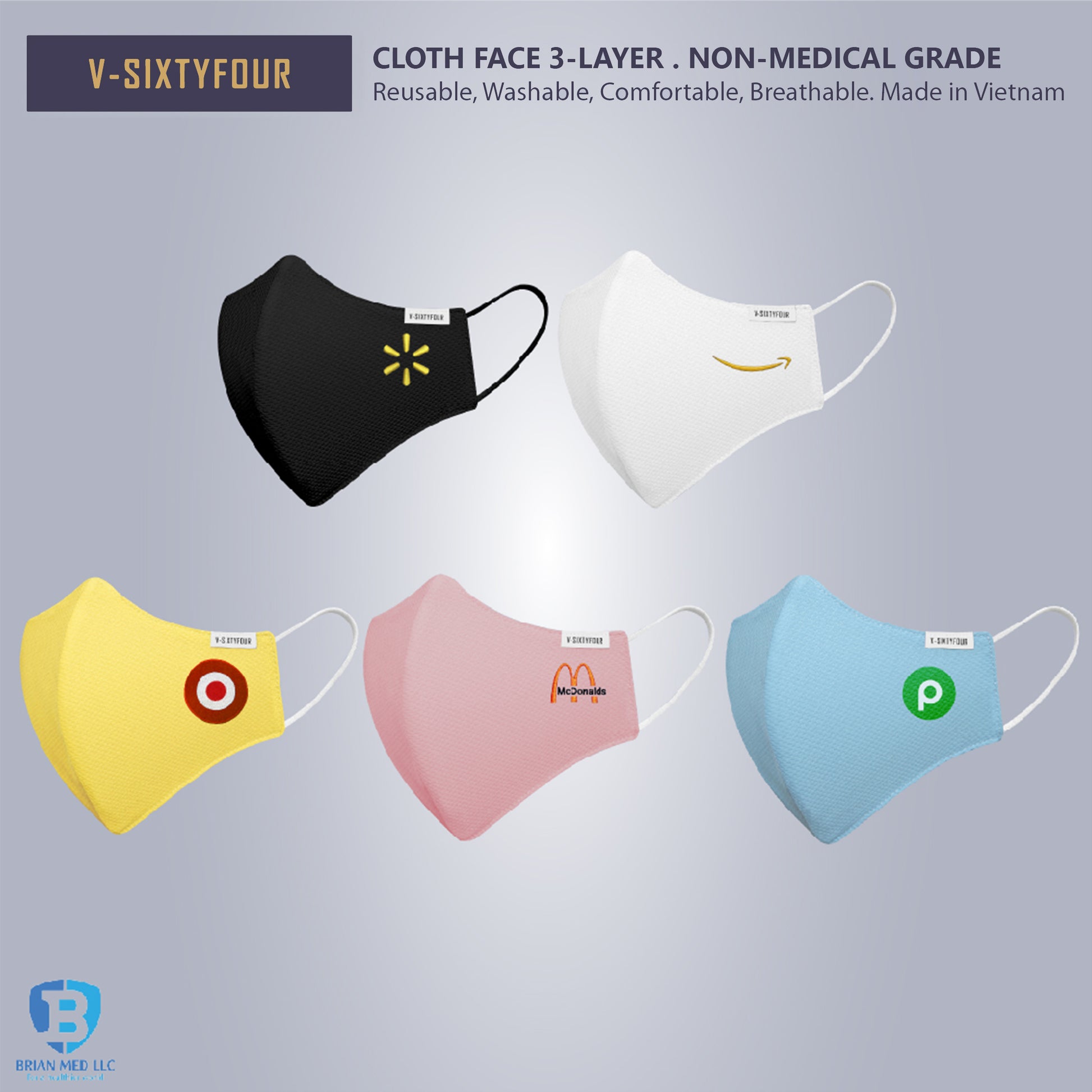 cloth face mask, fabric mask, face covering